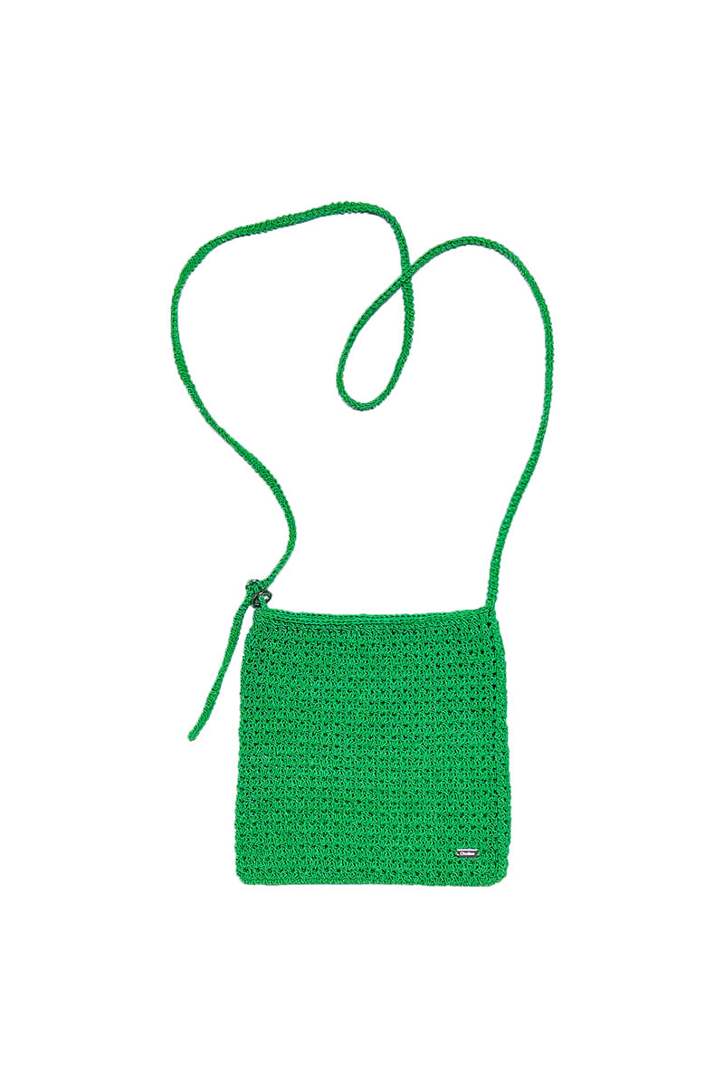 Shiny Square Bag (Green)