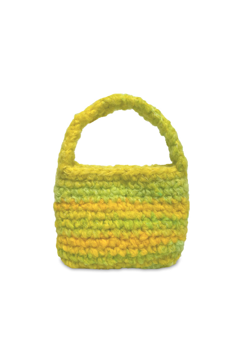 Mini Tote Bag (Yellow-Green)