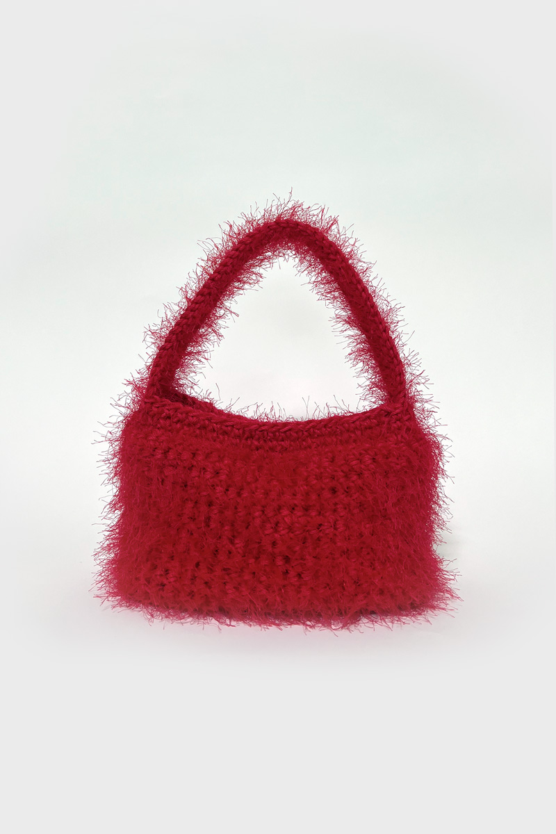 Hairy Tote Bag (Red)